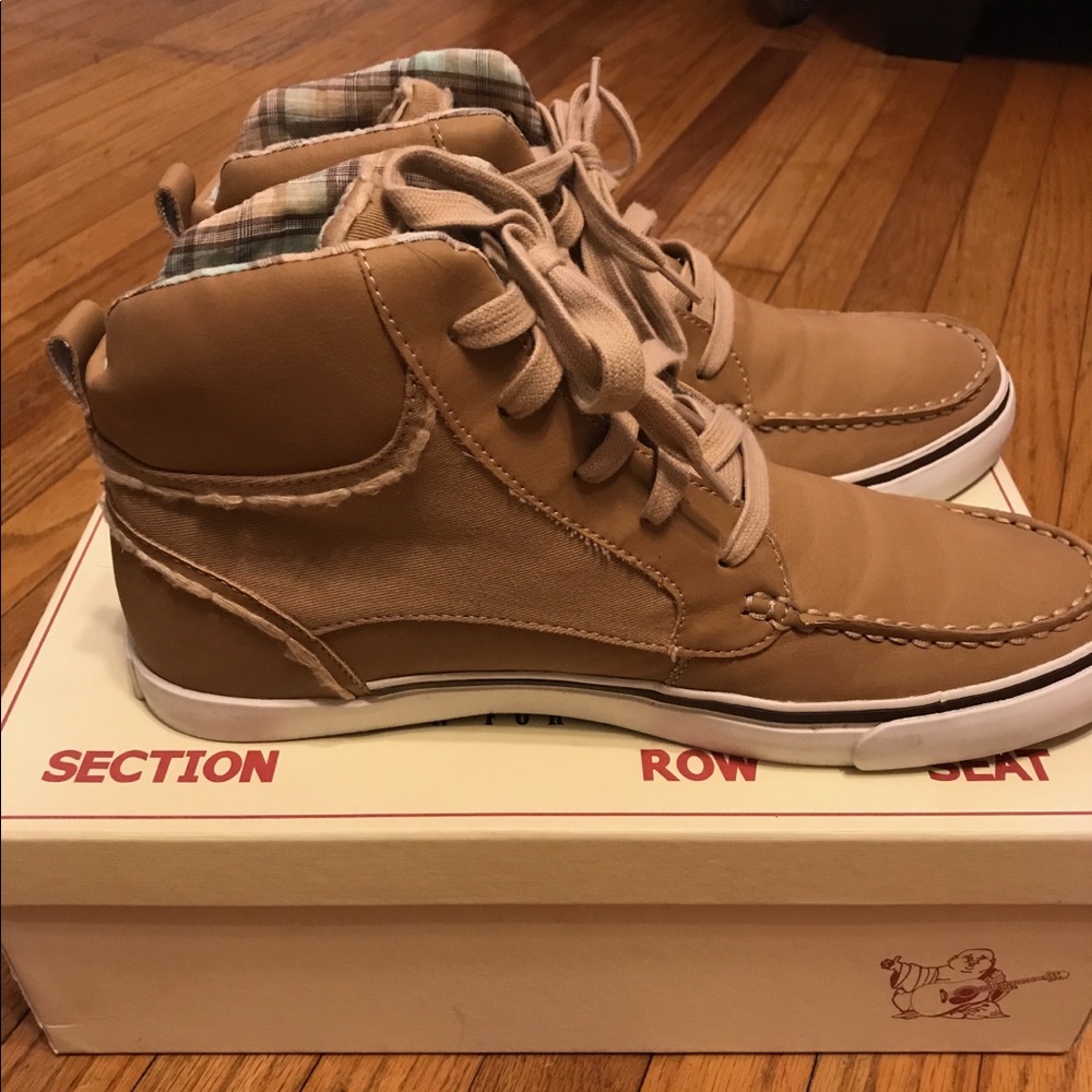Men’s True Religion Hanabel Mid Tan/Brown Sz 10.5